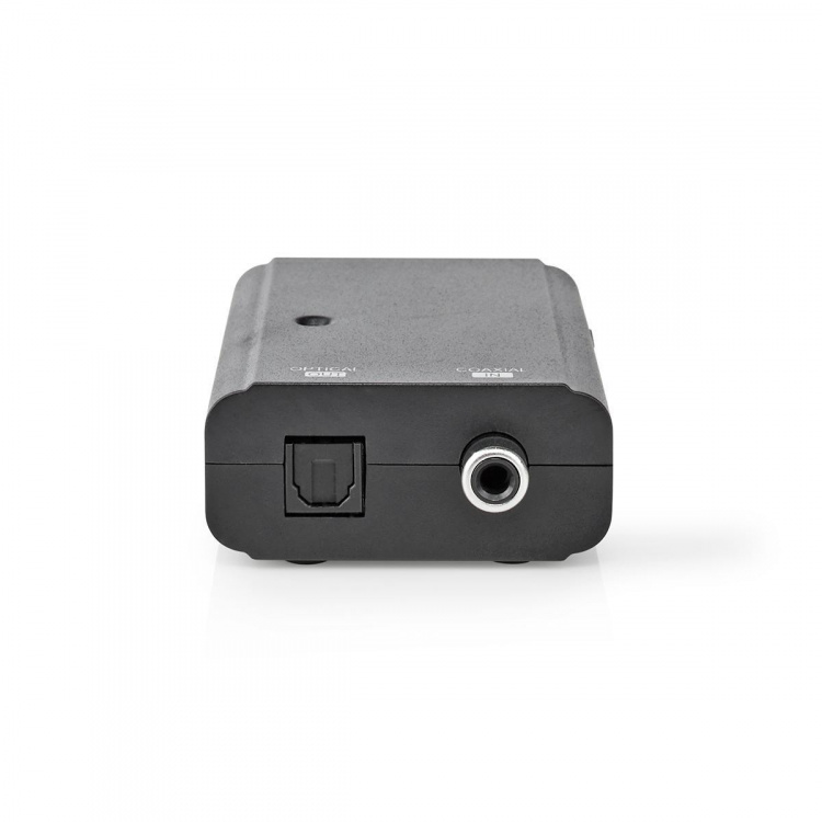 Nedis Digital Audio Converter | 1-way | Audio / video / data connections input: 1x S/PDIF | Audio / video / data connections output: TosLink Female | Manual | Black Nedis Digital Audio Converter | 1-way | Audio / video / data connections input: 1x S/PDIF | Audio / video / data connections output: TosLink Female | Manual | Black