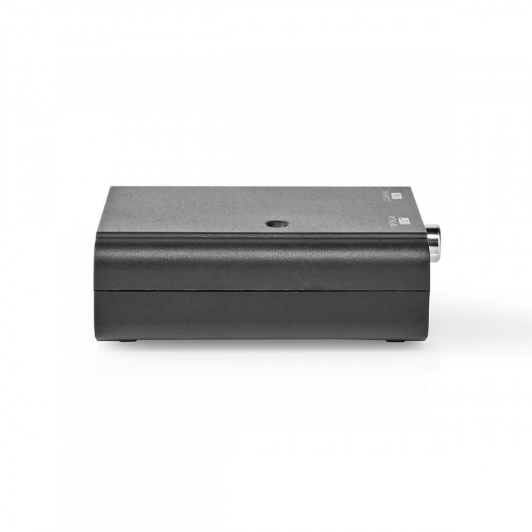 Nedis Digital Audio Converter | 1-way | Audio / video / data connections input: 1x S/PDIF | Audio / video / data connections output: TosLink Female | Manual | Black Nedis Digital Audio Converter | 1-way | Audio / video / data connections input: 1x S/PDIF | Audio / video / data connections output: TosLink Female | Manual | Black