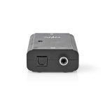 Nedis Digital Audio Converter | 1-way | Audio / video / data connections input: 2x RCA Male | Audio / video / data connections output: 1x S/PDIF (RCA) Female / 1x TosLink Female | Manual | Black