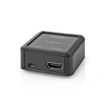 Nedis Digital Audio Converter | 1-way | Audio / video / data connections input: HDMI™ Input | Audio / video / data connections output: 1x 3.5 mm / 2x (2x RCA Female) | Automatic | Anthracite