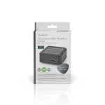 Nedis Digital Audio Converter | 1-way | Audio / video / data connections input: HDMI™ Input | Audio / video / data connections output: 1x 3.5 mm / 2x (2x RCA Female) | Automatic | Anthracite