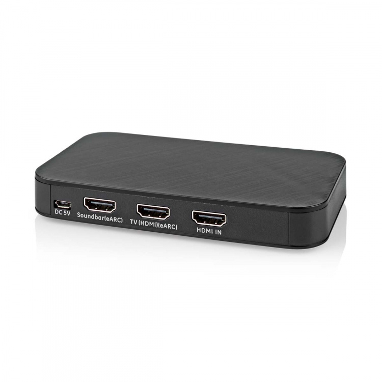 Nedis Digital Audio Converter | 2-way | Audio / video / data connections input: DC Power / 1x HDMI™ Input | Audio / video / data connections output: 2x HDMI™ Output | Automatic | Anthracite Nedis Digital Audio Converter | 2-way | Audio / video / data connections input: DC Power / 1x HDMI™ Input | Audio / video / data connections output: 2x HDMI™ Output | Automatic | Anthracite
