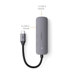 Nedis USB Hub | 1x USB-C™ | 4x USB A Female | 4 port(s) | USB 3.2 Gen 1 | USB Powered | 5 Gbps Nedis USB Hub | 1x USB-C™ | 4x USB A Female | 4 port(s) | USB 3.2 Gen 1 | USB Powered | 5 Gbps