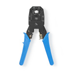 Nedis Crimp pliers | CAT5 / CAT5e / CAT6 / CAT6a / RJ10 / RJ11 | Cutting / Plier / Stripping | ABS / Steel | Blue Nedis Crimp pliers | CAT5 / CAT5e / CAT6 / CAT6a / RJ10 / RJ11 | Cutting / Plier / Stripping | ABS / Steel | Blue