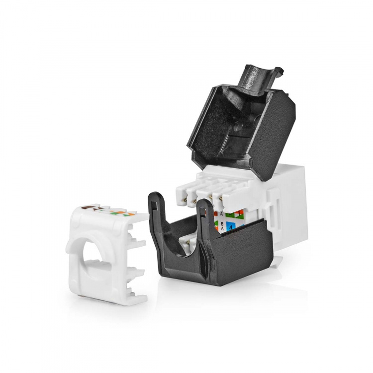 Nedis Keystone | CAT6 | RJ45 Female | U/UTP | ABS | Box