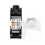 Nedis Keystone | CAT6 | RJ45 Female | U/UTP | ABS | Box