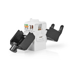 Nedis Keystone | CAT6a | RJ45 Female | U/UTP | ABS | Box