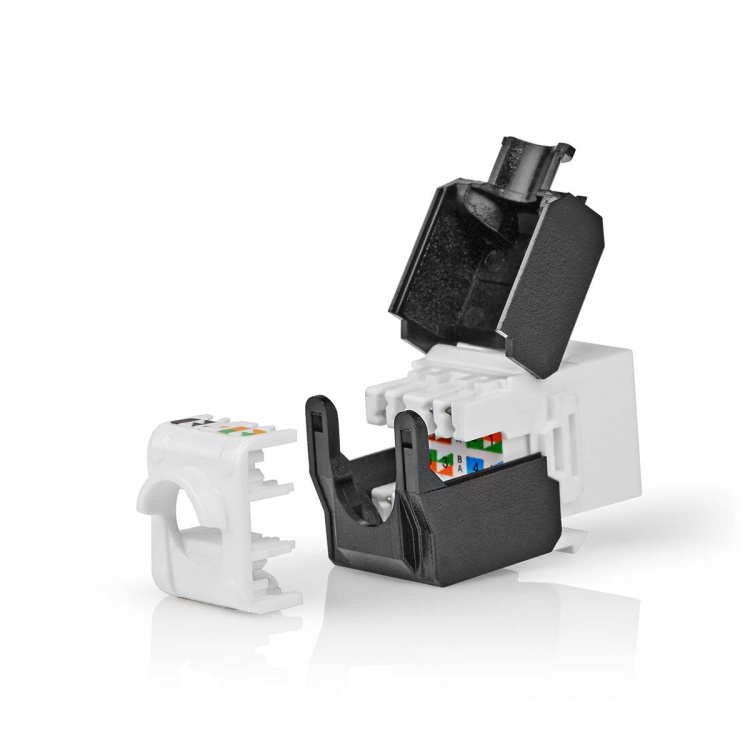 Nedis Keystone | CAT6a | RJ45 Female | U/UTP | ABS | Box
