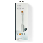 Nedis USB Network Adapter | USB 3.2 Gen 1 | 1 Gbps | USB-A Male | RJ45 Female | 0.20 m | Round | Gold Plated | Bare Copper | Silver | Cover Window Box