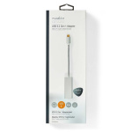 Nedis USB Network Adapter | USB 3.2 Gen 1 | 1 Gbps | USB-C™ Male | RJ45 Female | 0.20 m | Round | Gold Plated | Tinned Copper | Silver | Cover Window Box Nedis USB Network Adapter | USB 3.2 Gen 1 | 1 Gbps | USB-C™ Male | RJ45 Female | 0.20 m | Round | Gold Plated | Tinned Copper | Silver | Cover Window Box