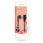 Nedis Power Cable | Plug with earth contact male | IEC-320-C19 | Angled | Straight | Nickel Plated | 2.00 m | Round | PVC | Black | Box
