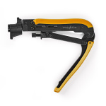 Nedis Antenna Cable Installation Tool | Crimp Plier Tool | Black / Yellow | ABS / Steel Nedis Antenna Cable Installation Tool | Crimp Plier Tool | Black / Yellow | ABS / Steel