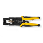 Nedis Antenna Cable Installation Tool | Crimp Plier Tool | Black / Yellow | ABS / Steel
