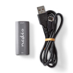 Nedis HDMI™ Repeater | 25.0 m | 8K@60Hz | 48 Gbps | Aluminium | Anthracite