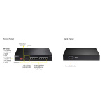 Edimax Long Range 8-Port Gigabit PoE+ Switch with DIP Switch