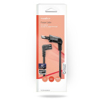 Nedis Power Cable | Euro Male | IEC-320-C7 | Angled | Angled Left | Nickel Plated | 2.00 m | Round | PVC | Black | Box