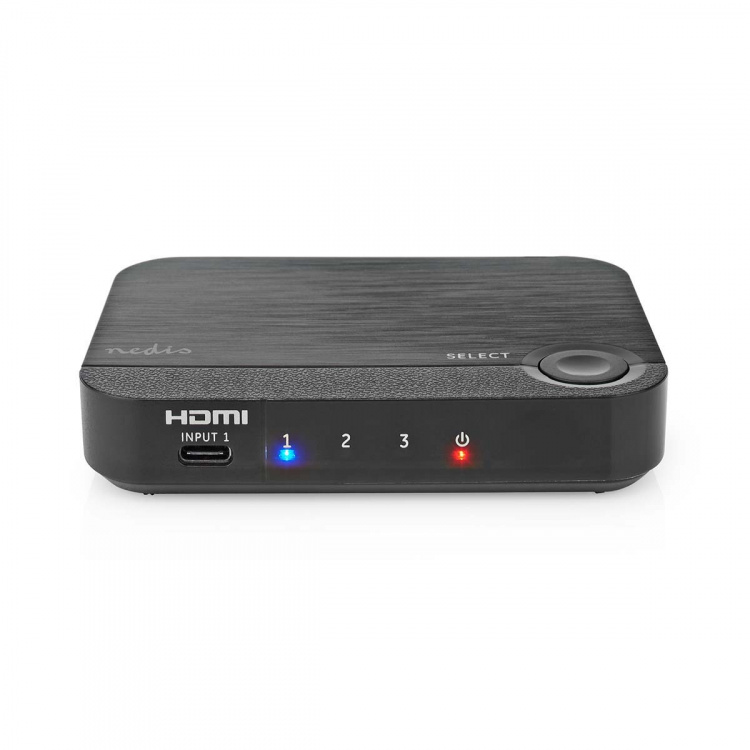 Nedis HDMI™ Converter | 1x USB-C™ / 2x HDMI™ Input | 1x HDMI™ Output | 1-way | 4K@60Hz | 18 Gbps | ABS | Anthracite Nedis HDMI™ Converter | 1x USB-C™ / 2x HDMI™ Input | 1x HDMI™ Output | 1-way | 4K@60Hz | 18 Gbps | ABS | Anthracite
