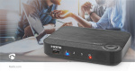 Nedis HDMI™ Converter | 1x USB-C™ / 2x HDMI™ Input | 1x HDMI™ Output | 1-way | 4K@60Hz | 18 Gbps | ABS | Anthracite Nedis HDMI™ Converter | 1x USB-C™ / 2x HDMI™ Input | 1x HDMI™ Output | 1-way | 4K@60Hz | 18 Gbps | ABS | Anthracite