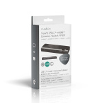 Nedis HDMI™ Converter | USB-C™ Female / 2x HDMI™ Input / 4x USB A Female | 1x HDMI™ Output | 1-way | 4K@60Hz | 18 Gbps | ABS | Anthracite Nedis HDMI™ Converter | USB-C™ Female / 2x HDMI™ Input / 4x USB A Female | 1x HDMI™ Output | 1-way | 4K@60Hz | 18 Gbps | ABS | Anthracite