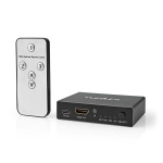 Nedis HDMI™ Switch | 3 port(s) | 3x HDMI™ Input | 1x HDMI™ Output | 8K@60Hz | 45 Gbps | Remote controlled | Aluminium | Anthracite Nedis HDMI™ Switch | 3 port(s) | 3x HDMI™ Input | 1x HDMI™ Output | 8K@60Hz | 45 Gbps | Remote controlled | Aluminium | Anthracite