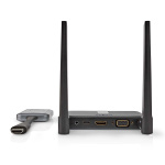 Nedis Wireless HDMI™ Transmitter | Wi-Fi | 2400-5000 MHz | 30.0 m (line of sight) | Maximum resolution: Full HD 1080p | 1.65 Gbps | ABS | Grey Nedis Wireless HDMI™ Transmitter | Wi-Fi | 2400-5000 MHz | 30.0 m (line of sight) | Maximum resolution: Full HD 1080p | 1.65 Gbps | ABS | Grey