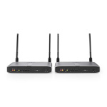 Nedis Wireless HDMI™ Transmitter | Wi-Fi | 5.15 - 5.85 MHz | 100.0 m (line of sight) | Maximum resolution: Full HD 1080p | 6.75 Gbps | IR Return function | ABS | Anthracite Nedis Wireless HDMI™ Transmitter | Wi-Fi | 5.15 - 5.85 MHz | 100.0 m (line of sight) | Maximum resolution: Full HD 1080p | 6.75 Gbps | IR Return function | ABS | Anthracite