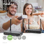 Nedis Wireless HDMI™ Transmitter | Wi-Fi | 5.15 - 5.85 MHz | 100.0 m (line of sight) | Maximum resolution: Full HD 1080p | 6.75 Gbps | IR Return function | ABS | Anthracite Nedis Wireless HDMI™ Transmitter | Wi-Fi | 5.15 - 5.85 MHz | 100.0 m (line of sight) | Maximum resolution: Full HD 1080p | 6.75 Gbps | IR Return function | ABS | Anthracite