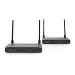 Nedis Wireless HDMI™ Transmitter | Wi-Fi | 5.15 - 5.85 MHz | 100.0 m (line of sight) | Maximum resolution: Full HD 1080p | 6.75 Gbps | IR Return function | ABS | Anthracite Nedis Wireless HDMI™ Transmitter | Wi-Fi | 5.15 - 5.85 MHz | 100.0 m (line of sight) | Maximum resolution: Full HD 1080p | 6.75 Gbps | IR Return function | ABS | Anthracite