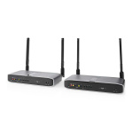 Nedis Wireless HDMI™ Transmitter | Wi-Fi | 5.15 - 5.85 MHz | 100.0 m (line of sight) | Maximum resolution: Full HD 1080p | 6.75 Gbps | IR Return function | ABS | Anthracite Nedis Wireless HDMI™ Transmitter | Wi-Fi | 5.15 - 5.85 MHz | 100.0 m (line of sight) | Maximum resolution: Full HD 1080p | 6.75 Gbps | IR Return function | ABS | Anthracite
