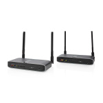 Nedis Wireless HDMI™ Transmitter | Wi-Fi | 5.15 - 5.85 MHz | 100.0 m (line of sight) | Maximum resolution: Full HD 1080p | 6.75 Gbps | IR Return function | ABS | Anthracite Nedis Wireless HDMI™ Transmitter | Wi-Fi | 5.15 - 5.85 MHz | 100.0 m (line of sight) | Maximum resolution: Full HD 1080p | 6.75 Gbps | IR Return function | ABS | Anthracite