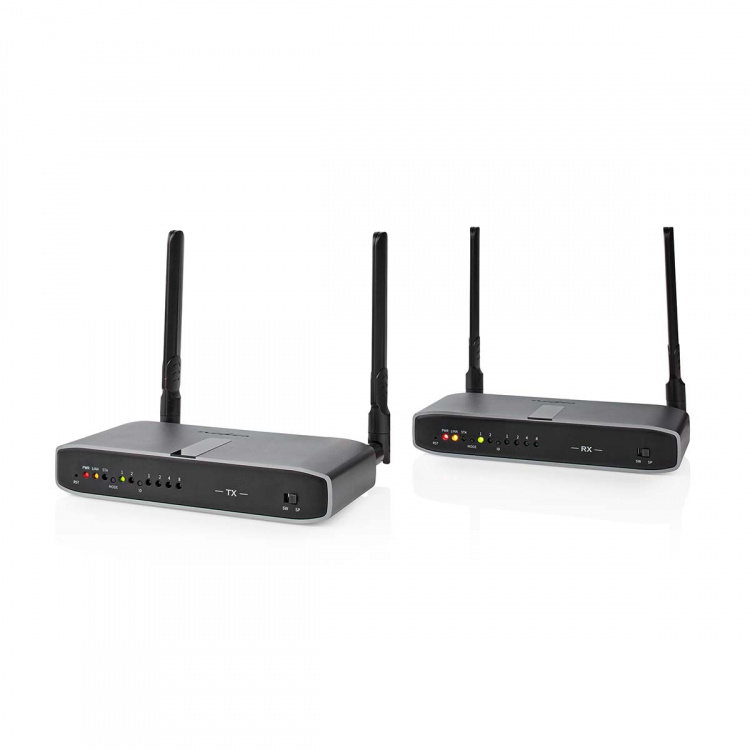 Nedis Wireless HDMI™ Transmitter | Wi-Fi | 5.15 - 5.85 MHz | 100.0 m (line of sight) | Maximum resolution: Full HD 1080p | 6.75 Gbps | IR Return function | ABS | Anthracite Nedis Wireless HDMI™ Transmitter | Wi-Fi | 5.15 - 5.85 MHz | 100.0 m (line of sight) | Maximum resolution: Full HD 1080p | 6.75 Gbps | IR Return function | ABS | Anthracite