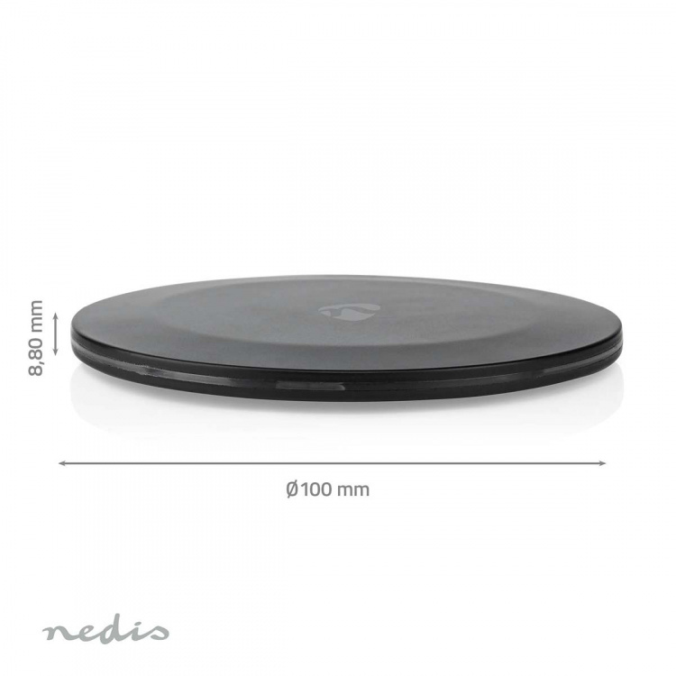 Nedis Wireless Charger | 5 / 7.5 / 10 / 15 W | 2 A | LED-indicator in use | Including cable | USB Type-A | 1.00 m