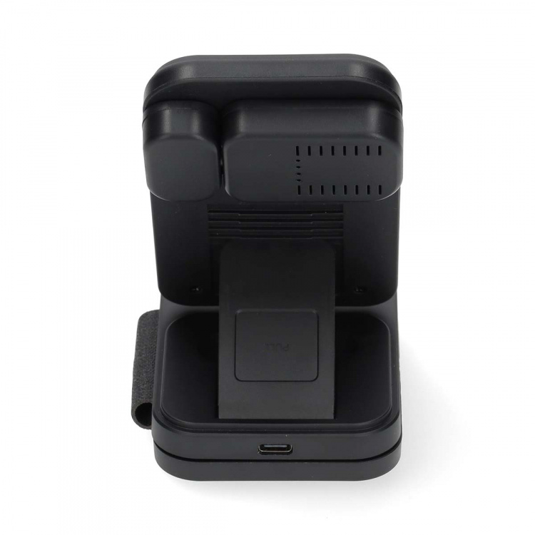 Nedis Wireless Charger | 3-in-1 | 15 W | LED-indicator in use | Including cable | USB-A / USB-C™ | 1.00 m