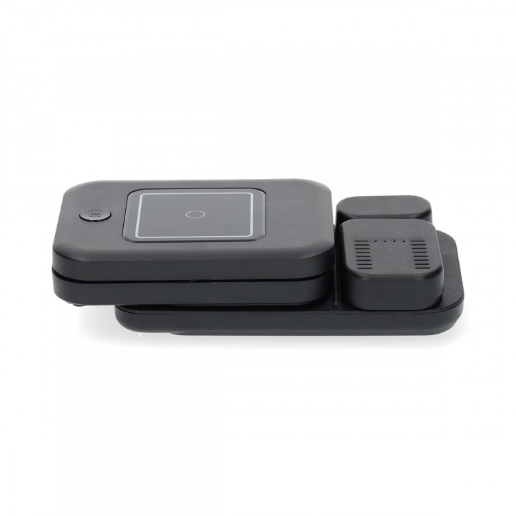 Nedis Wireless Charger | 3-in-1 | 15 W | LED-indicator in use | Including cable | USB-A / USB-C™ | 1.00 m