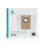 Nedis Vacuum Cleaner Bag | 5 pcs | Synthetic | Most sold for: Nedis® WIFIVCL002CBK | White