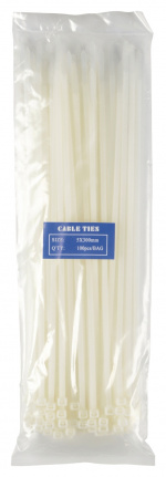 Nedis Cable Ties | 300 mm | 100 pcs | White