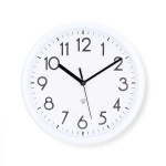 Nedis Wall Clock | Diameter: 220 mm | Plastic | White