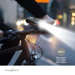 Nedis Bicycle Light | Battery Powered | 5 V DC | 3 W | Batteries included | Rechargeable | 100 m | 110 ° Nedis Bicycle Light | Battery Powered | 5 V DC | 3 W | Batteries included | Rechargeable | 100 m | 110 °
