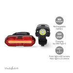 Nedis Bicycle Light | Battery Powered | 5 V DC | 3 W | Batteries included | Rechargeable | 100 m | 110 ° Nedis Bicycle Light | Battery Powered | 5 V DC | 3 W | Batteries included | Rechargeable | 100 m | 110 °