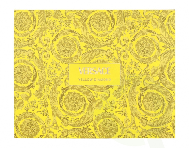 Versace Yellow Diamond Giftset 150 ml Edt Spray 50ml/Shower Gel 50ml/Body Lotion 50ml