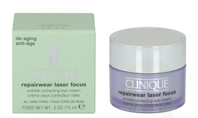 Clinique Repairwear Laser Focus Eye Cream 15 ml All Skin Types Anti-Age
