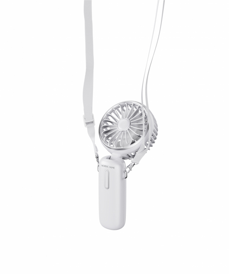 NordicHome Portable USB fan with carry strap