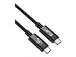 Club 3D USB4 Gen2x2 USB Type-C-kabel 2m Svart
