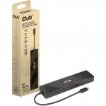 Club 3D 6-in-1 Dual Displays Portable Dock withUSB Type-C Video 4K60Hz -PD 100W Club 3D 6-in-1 Dual Displays Portable Dock withUSB Type-C Video 4K60Hz -PD 100W