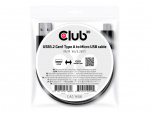 Club 3D USB 2.0 / USB 3.0 / USB 3.2 Gen 1 USB-kabel 1m Sort Club 3D USB 2.0 / USB 3.0 / USB 3.2 Gen 1 USB-kabel 1m Sort