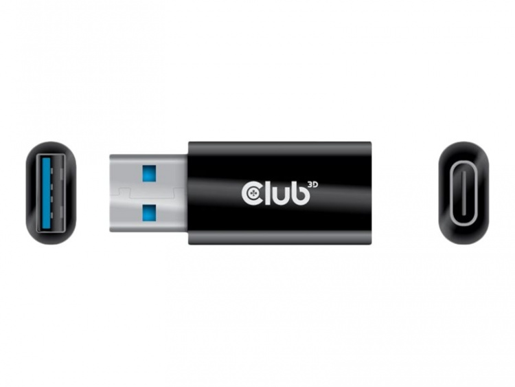 Club 3D USB 3.2 Gen 1 USB-C-adapter Svart Club 3D USB 3.2 Gen 1 USB-C-adapter Svart