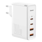 Baseus GaN2 Pro- Fast Charger 2xUSB + 2xUSB-C 100W (White) Baseus GaN2 Pro- Fast Charger 2xUSB + 2xUSB-C 100W (White)