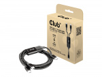 Club 3D USB typ C-kabel 1,83 m svart vit Club 3D USB typ C-kabel 1,83 m svart vit