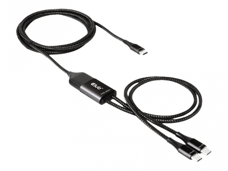 Club 3D USB typ C-kabel 1,83 m svart vit Club 3D USB typ C-kabel 1,83 m svart vit