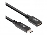 Club 3D USB Type-C forlængerkabel 1m Sort